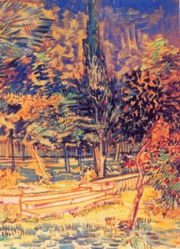 アサイラムの庭の石段 フィンセント・ファン・ゴッホ Oil Paintings